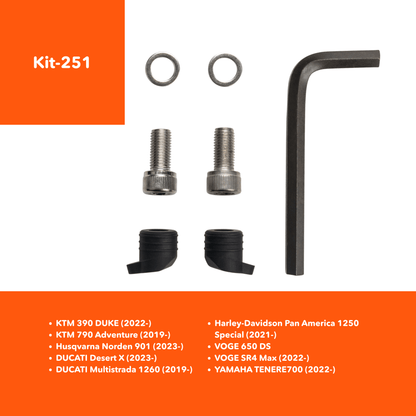 Specchietti Retrovisori Moto RM02 Loboo - Endurrad.com