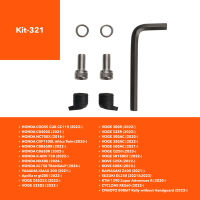 Specchietti Retrovisori Moto RM02 Loboo - ENDURRAD