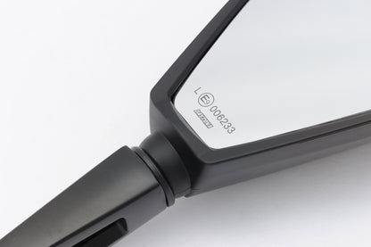 Specchietto moto nero in alluminio e ABS omolo | 8071C - 47998 - ENDURRAD