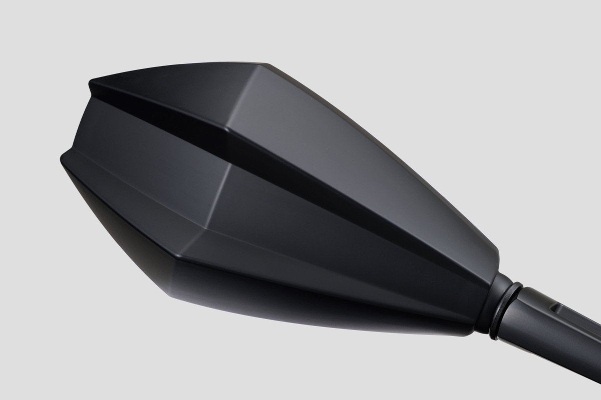 Specchietto moto nero in alluminio e ABS omolo | 8071C - 47999 - ENDURRAD