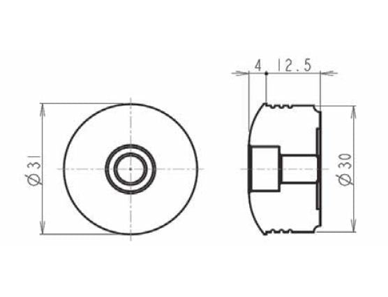 Stabilizzatori manubrio CNC "RING" - coppia | 8122A - 48888 - ENDURRAD
