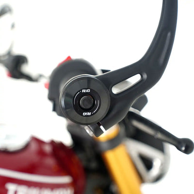 R G Stabilizzatori Tamponi Manubrio Per Triumph Speed 400 24 Compatibile Con Specchi Bar End 92828 - Endurrad