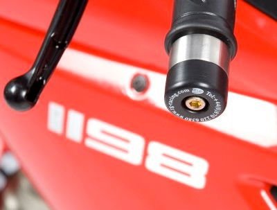 Stabilizzatori Tamponi Manubrio Ducati 748 899 916 959 996 998 1098 1198 1199 1299 Gsx S750 18 Vortex Bars 70210 Rg BE0018BK - ENDURRAD