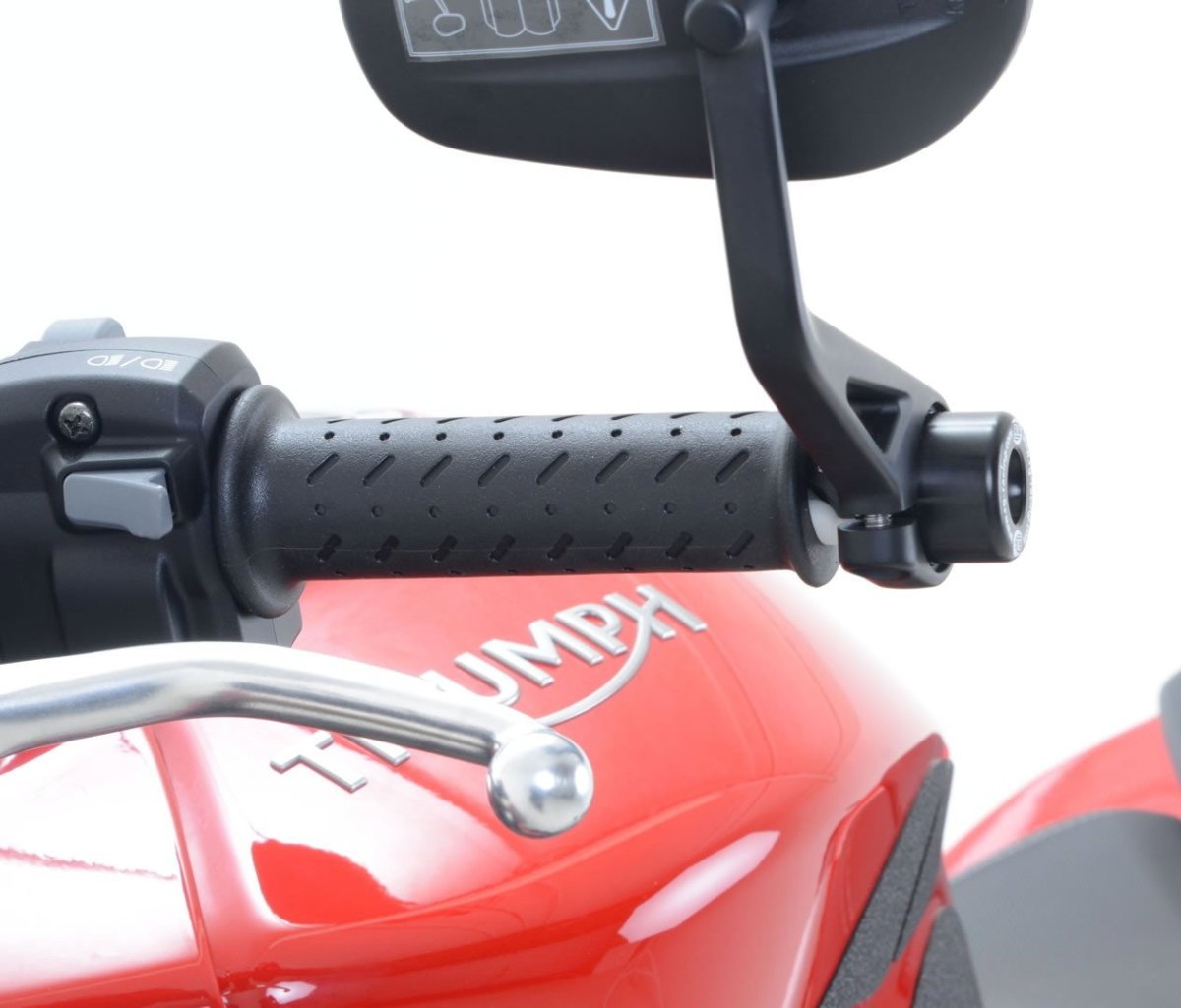 Stabilizzatori Tamponi Manubrio Triumph Speed Triple S R 16 Rs 18 Thruxton 1200 1200R Street Triple 765 Rs 17 16704 Rg BE0102BK - ENDURRAD