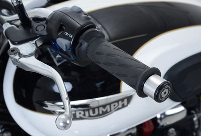 Stabilizzatori Tamponi Manubrio Triumph T120 Bonneville Bonneville Bobber 17 Senza Specchi Bar End Street Cup 17 S 17441 Rg BE0105BK - ENDURRAD