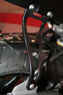 Staffa Supporto Scarico Aprilia Rsv 98 03 Coppia Colore Nero 5133 Rg EH0002BK - ENDURRAD