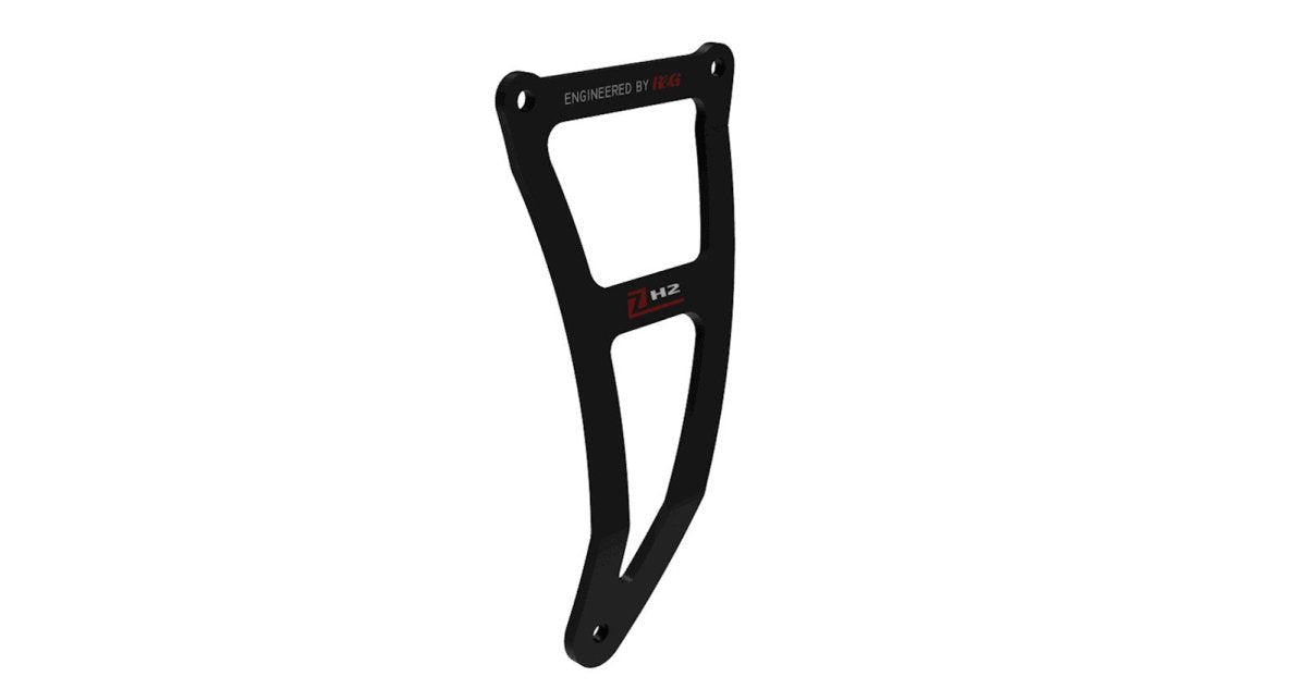 Staffa Supporto Scarico Nera Dx Kawasaki Z H2 20 71015 Rg EH0099BK Red - ENDURRAD