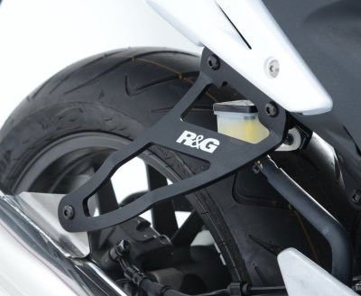 Staffa Supporto Scarico Piastra Fori Pedane Posteriori Honda CBR500R 13 15 CB500F 13 15 CB500X 13 10396 Rg EH0057BKA - ENDURRAD