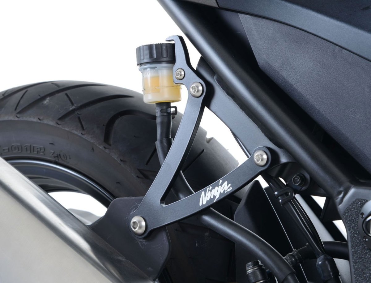 Staffa Supporto Scarico Piastra Fori Pedane Posteriori Kawasaki Ninja 300 Ninja 250 13 17 Z250 13 18 Z300 7206 Rg EH0055BKA - ENDURRAD