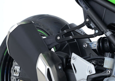 Staffa Supporto Scarico Piastra Fori Pedane Posteriori Kawasaki Z900 18292 Rg EH0074BKA - ENDURRAD