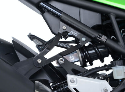 Staffa Supporto Scarico Piastra Fori Pedane Posteriori Kawasaki Z900 18292 Rg EH0074BKA - ENDURRAD