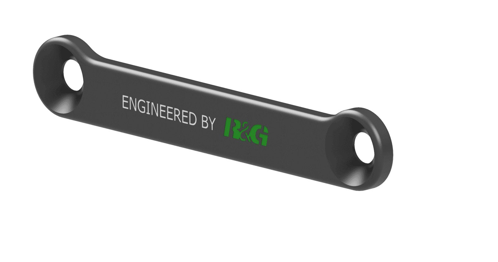 Staffa supporto scarico + piastra fori pedane posteriori, nera DX, Kawasaki Z H2 '20-