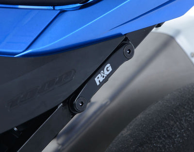 Staffa Supporto Scarico Piastra Fori Pedane Posteriori Suzuki Gsx R1000 R 17 R G 18296 Rg EH0077BKA - Endurrad