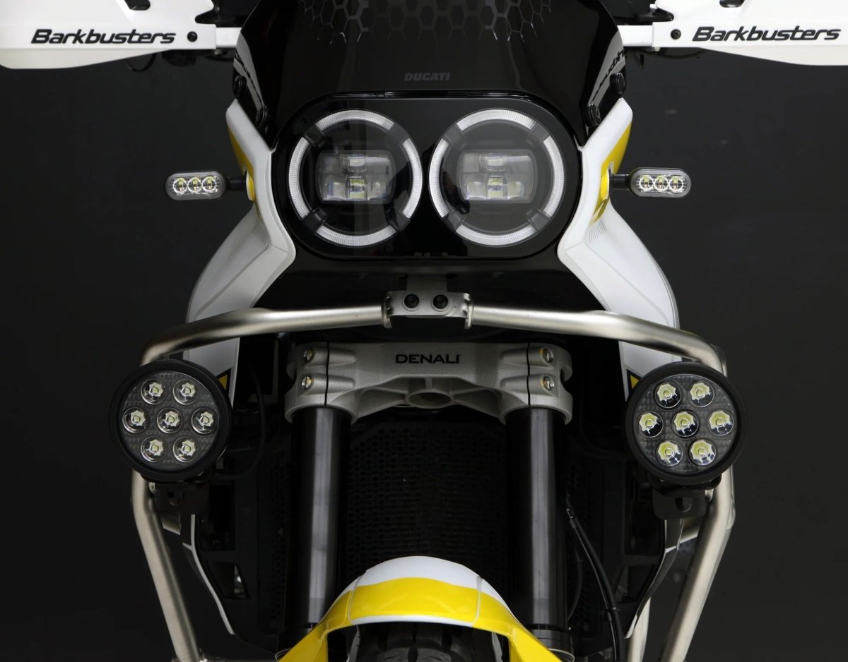 Supporti montaggio fanale anteriore per barra paramotore OEM - DUCATI DESERT X - ENDURRAD