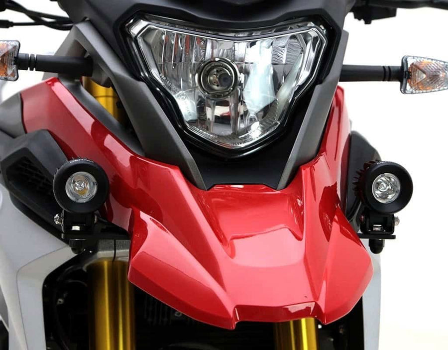 Supporti faretti DENALI LAH0711300 montati sulla BMW G 310 GS