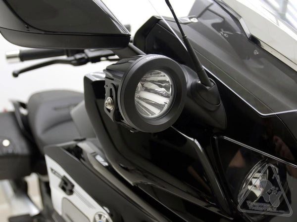 Spotlight mounts for BMW K 1600 GT, GTL, B, and Grand America from 2018