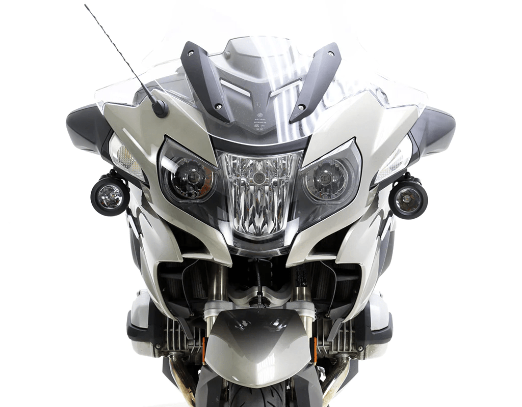 Supporti faretti DENALI LAH0710700 montati sulla BMW R 1200 RT