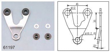 Supporto anti - vibrazione per VELONA 60 - cent | 61197 - r24070 - ENDURRAD