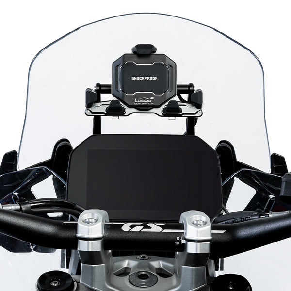 GPS Navigator Mount for BMW R 1300 GS | Ø 12 mm aluminum crossbar, no drilling
