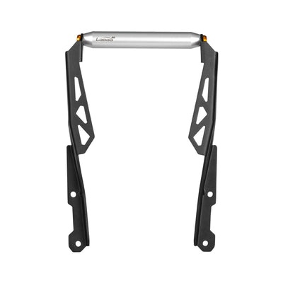 Kit supporto navigatore CFMOTO 800MT con traversa in alluminio anodizzato argento