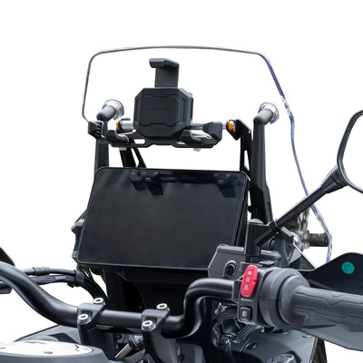 Porta smartphone montato sulla traversa del supporto navigatore per CFMOTO 800MT