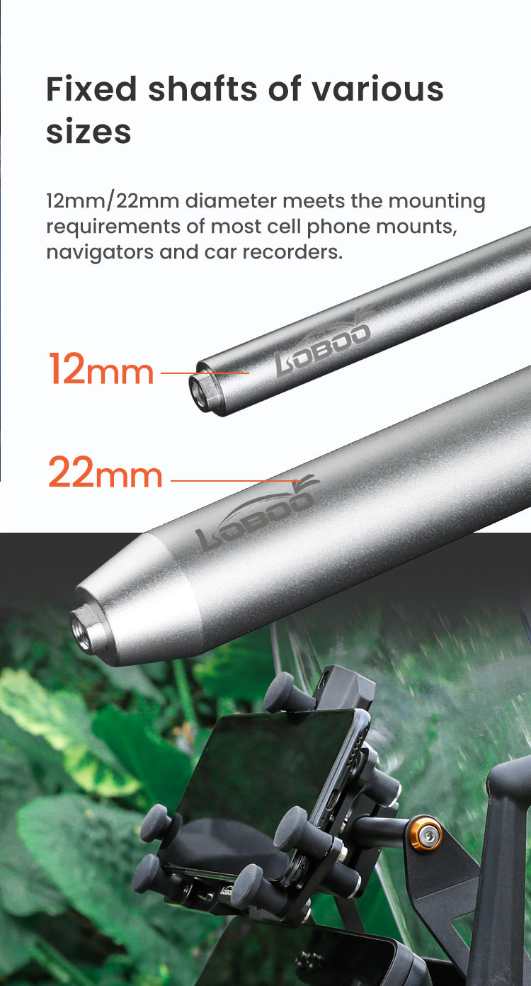 12 or 22 mm: it depends on your mount
