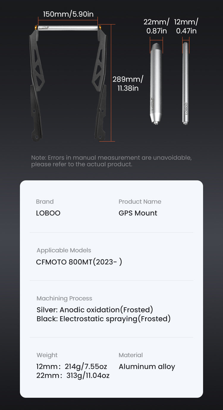 The measurements stated by the manufacturer