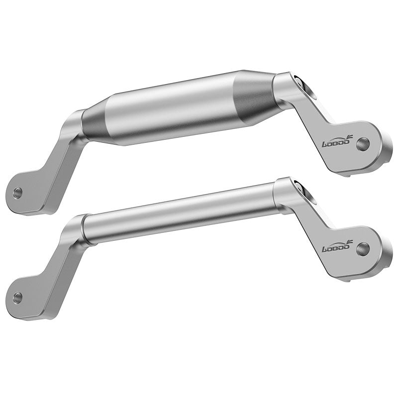 Confronto fra la barra da 12 mm e quella da 22 mm del supporto navigatore per Triumph Tiger 1200 GT Pro
