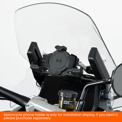 Porta smartphone montato sulla traversa del supporto navigatore per Tiger 1200 GT Pro