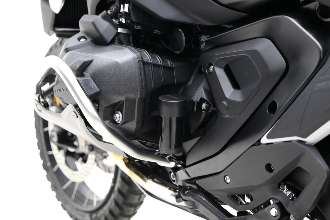 Supporto per clacson DENALI montato sulla BMW R 1300 GS