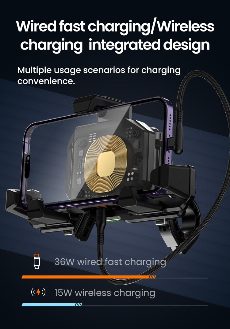 Wireless 15 W, oppure 36 W dalla presa Type-C