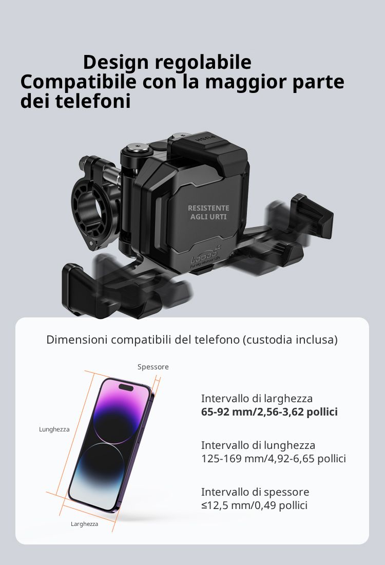 Misura il telefono prima di ordinare