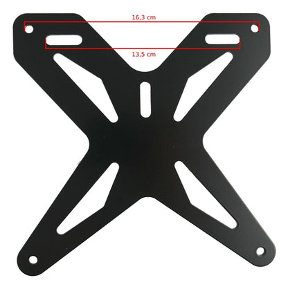 SUPPORTO TARGA ITALIA ALLUMINIO 6082 T6 ANO | 12 - 0731 - r23538 - ENDURRAD