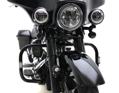 Pod T3 montati sul paramotore di una Harley-Davidson