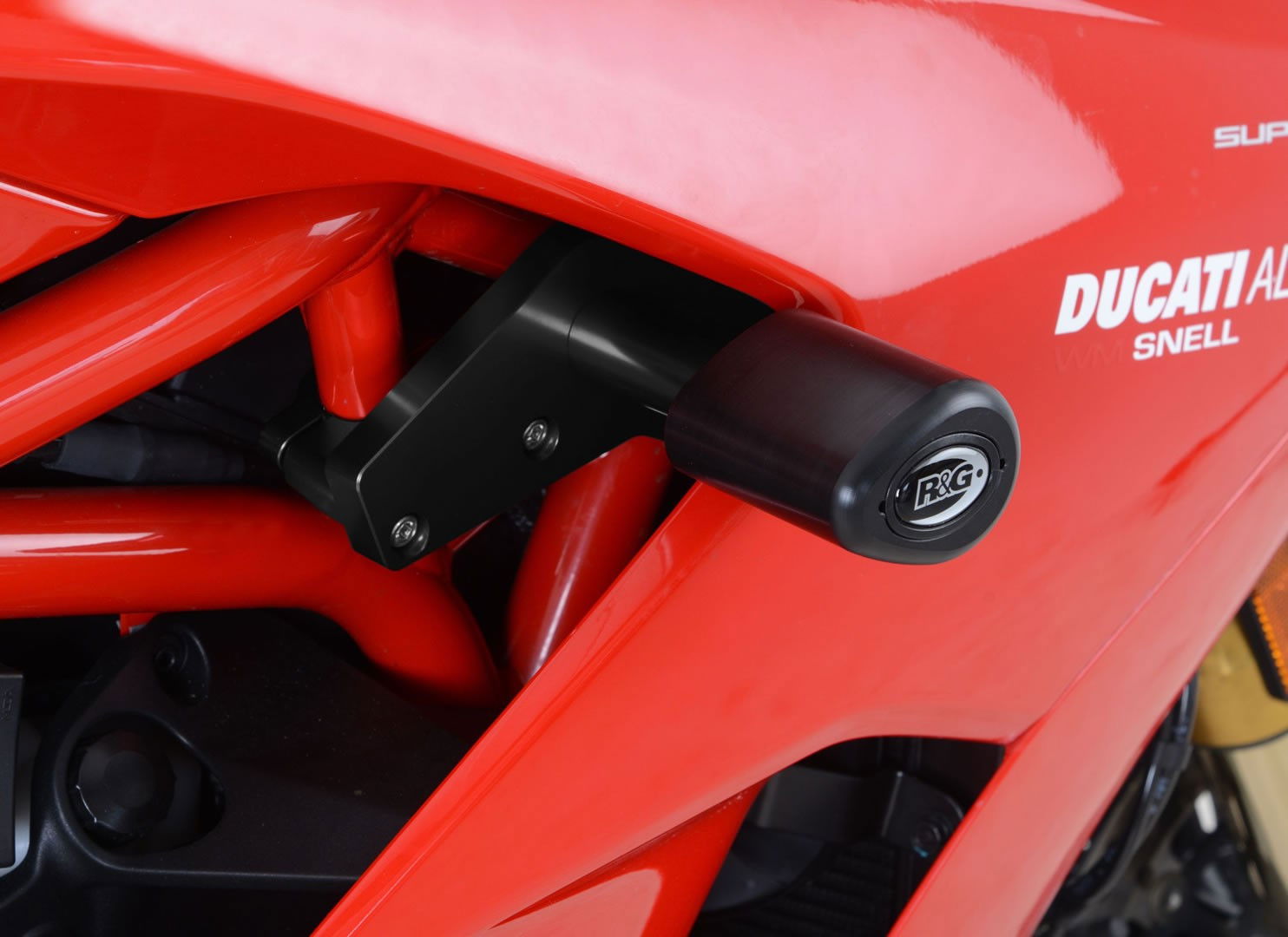 Tamponi Paratelaio Tipo Aero No Cut Ducati Supersport S 17 Bianco 18238 Rg CP0428WH - Endurrad