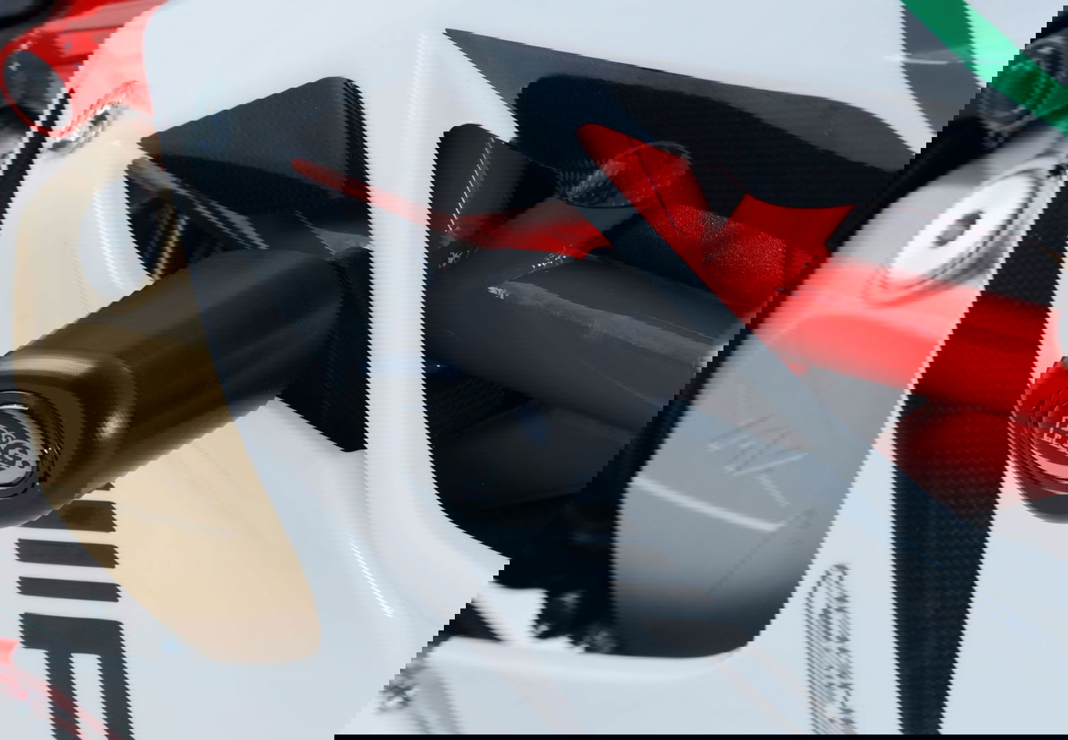 Tamponi Paratelaio Tipo Aero No Cut Sliders Telaio Mv Agusta F4RC Rg CP0398 Rg CP0398 - Endurrad