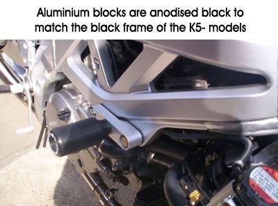 Tamponi paratelaio - Suzuki SV 650 K5 - K7 unfaired / bikini fairing - ENDURRAD