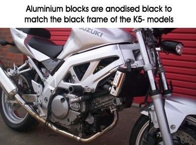 Tamponi paratelaio - Suzuki SV650 K5 - K7 | RG - CP0138BL - r27013 - ENDURRAD