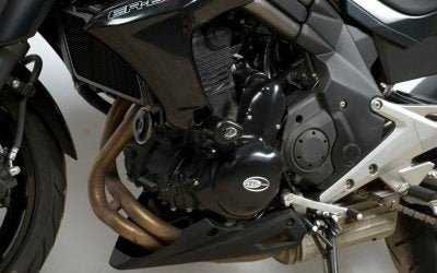 Tamponi Paratelaio Tipo Aero Kawasaki Er 6N 12 Non Adatto Per Moto Con Tubolare A Telaio 7137 Rg CP0313BL - ENDURRAD