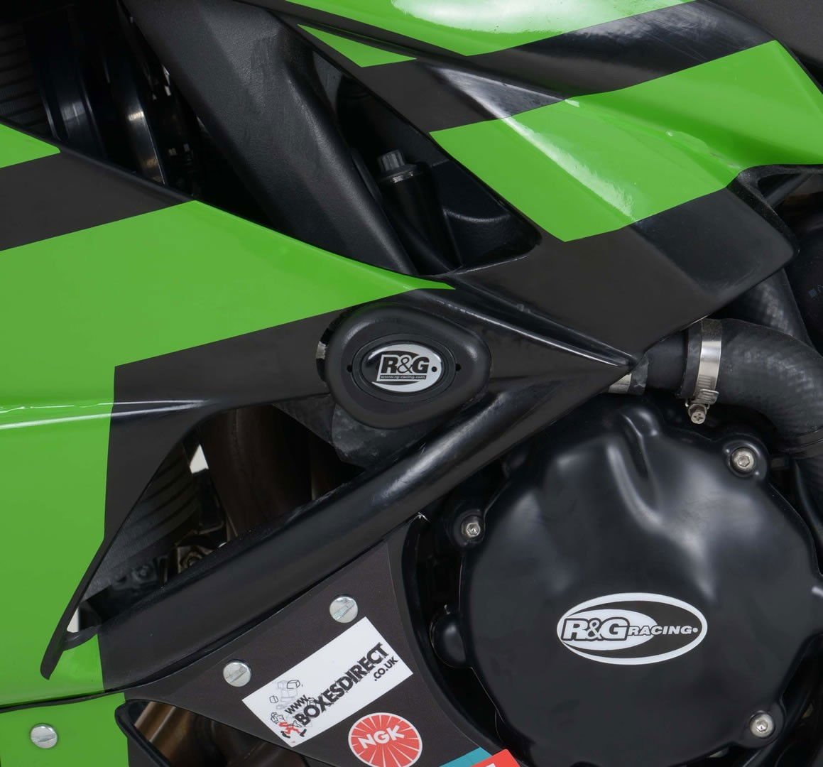 Tamponi Paratelaio Tipo Aero Kawasaki ZX6 R 09 12 Vers Race 10353 Rg CP0336BL - ENDURRAD