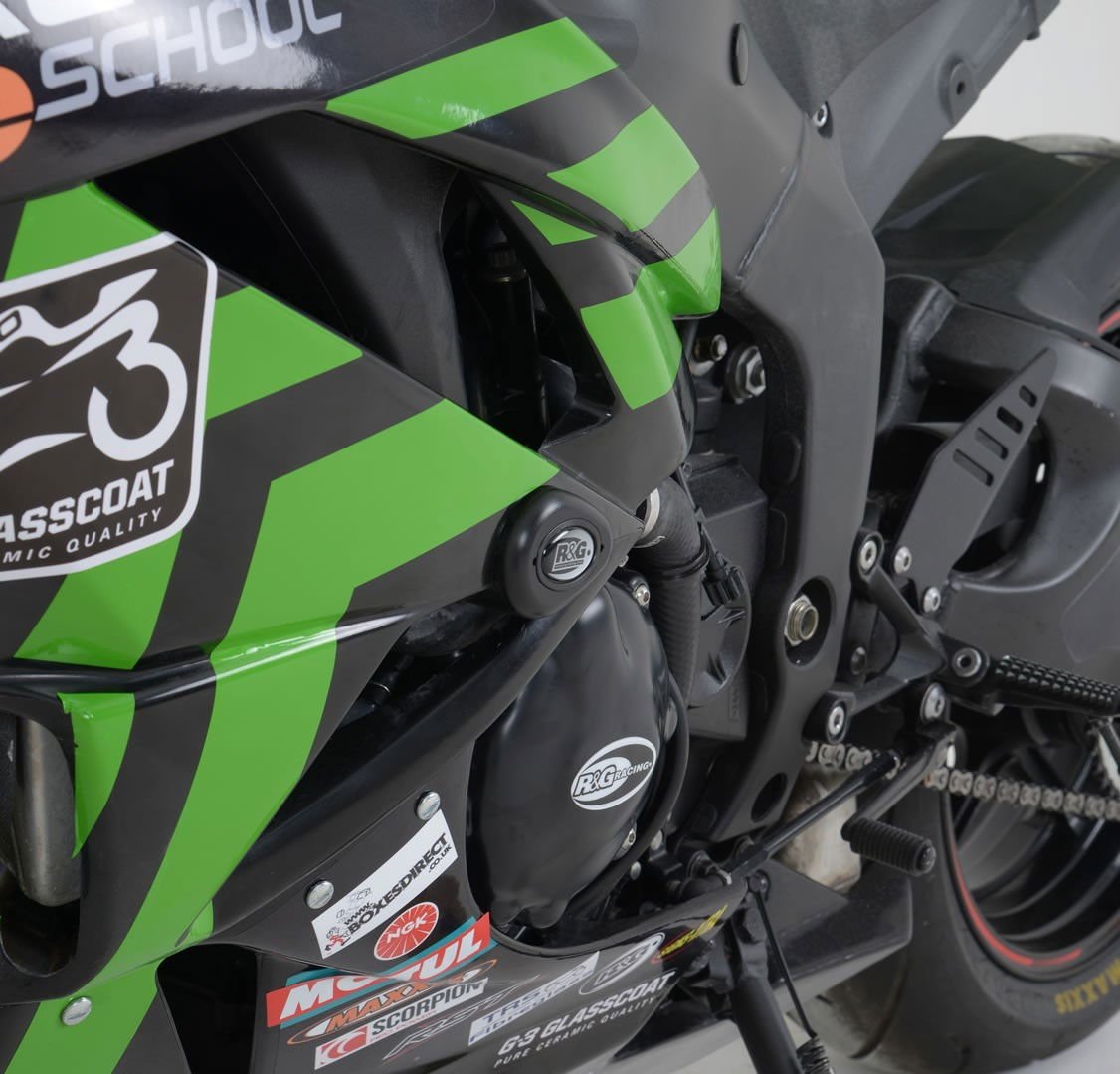 Tamponi Paratelaio Tipo Aero Kawasaki ZX6 R 09 12 Vers Race 10353 Rg CP0336BL - ENDURRAD
