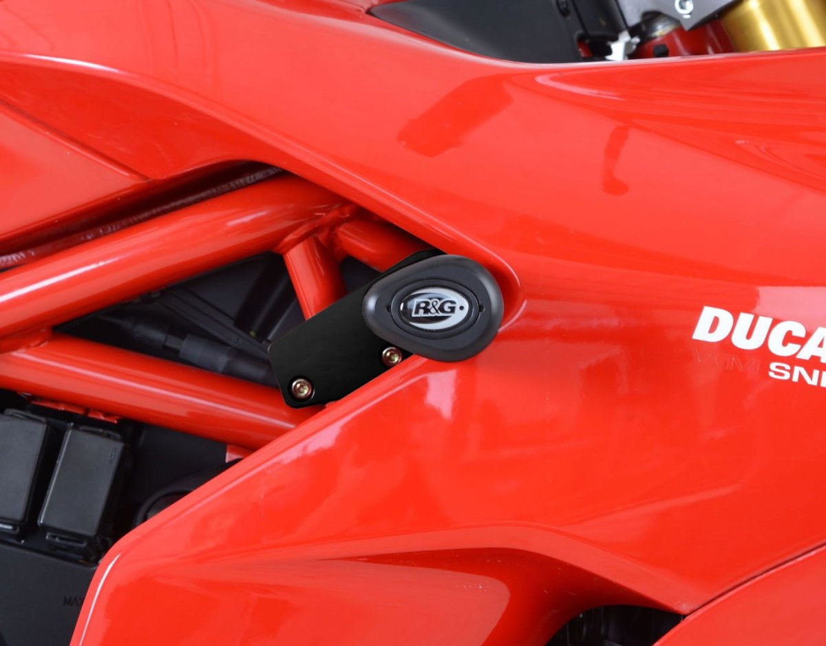 Tamponi Paratelaio Tipo Aero No Cut Ducati Supersport S 17 Bianco 18238 Rg CP0428WH - ENDURRAD