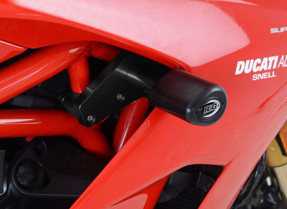 Tamponi paratelaio tipo Aero (no cut) - Ducati Supersport S '17 - bianco - ENDURRAD