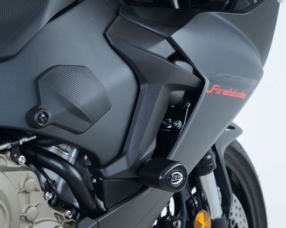 Tamponi paratelaio tipo Aero (no cut) - Honda CBR 1000 RR '17 - '19 / SP '17 - '19 / SP2 '17 - '19 - bianco - ENDURRAD