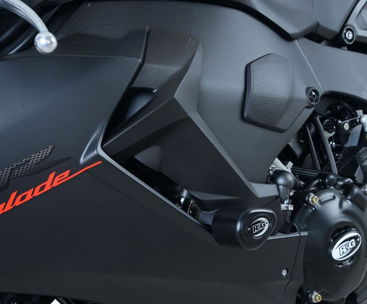 Tamponi Paratelaio Tipo Aero No Cut Honda CBR1000RR 17 19 Sp 17 19 SP2 17 19 Nero 18233 Rg CP0426BL - ENDURRAD