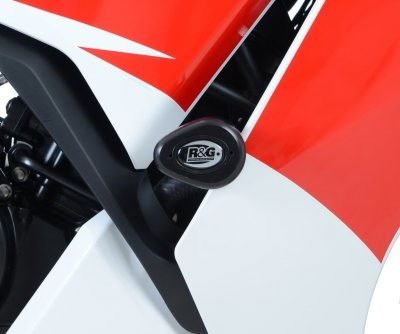 Tamponi Paratelaio Tipo Aero No Cut Sliders Telaio Honda CBR300R 11838 Rg CP0375BL - ENDURRAD