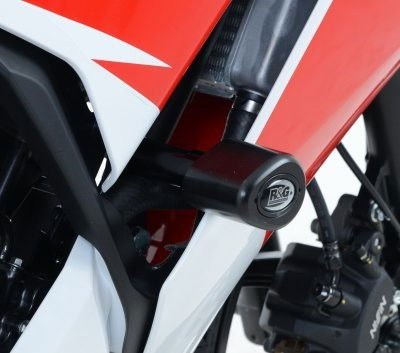 Tamponi Paratelaio Tipo Aero No Cut Sliders Telaio Honda CBR300R 11838 Rg CP0375BL - ENDURRAD