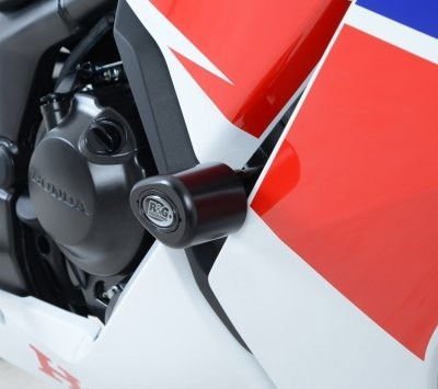 Tamponi Paratelaio Tipo Aero No Cut Sliders Telaio Honda CBR300R 11838 Rg CP0375BL - ENDURRAD
