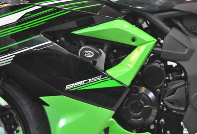 Tamponi Paratelaio Tipo Aero No Cut Sliders Telaio Kawasaki Ninja 125 Ninja 250 Sl 12011 Rg CP0381BL - ENDURRAD