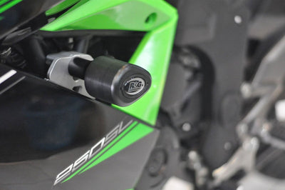 Tamponi Paratelaio Tipo Aero No Cut Sliders Telaio Kawasaki Ninja 125 Ninja 250 Sl 12011 Rg CP0381BL - ENDURRAD